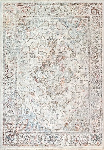 Dynamic Rugs MOOD 8457-351 Red and Blue and Ivory